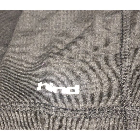 New HIND Solace Hydra Black Full Zip L/S Reflective Running Jacket Mens CYM802 M - Picture 5 of 5